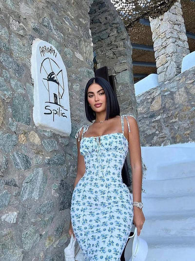 Vestido Maxi Emma Azul