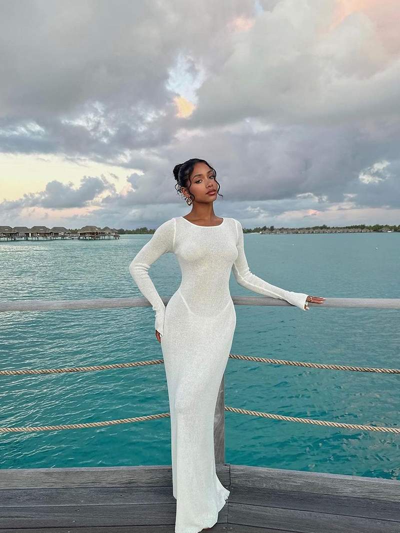 Vestido Maxi Connie Branco