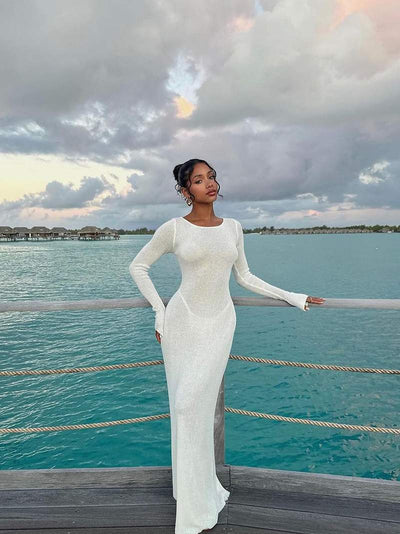 Vestido Maxi Connie Branco