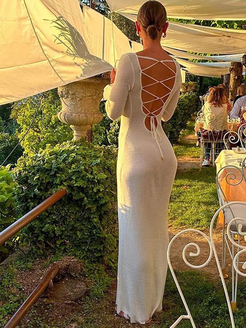 Vestido Maxi Connie Branco