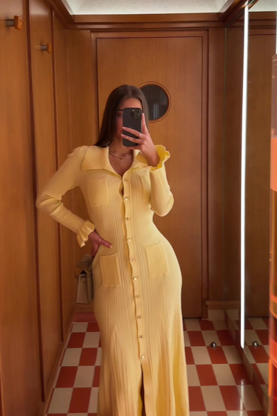 Vestido Maxi Tricô Aurora