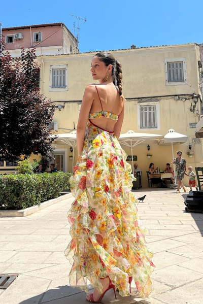 Vestido Maxi Esther Babado