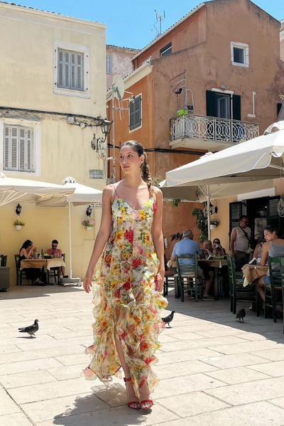 Vestido Maxi Esther Babado