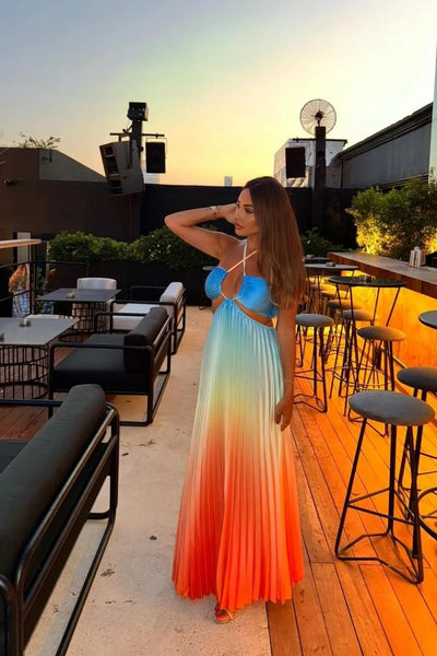 Vestido Maxi Luna Vibrante