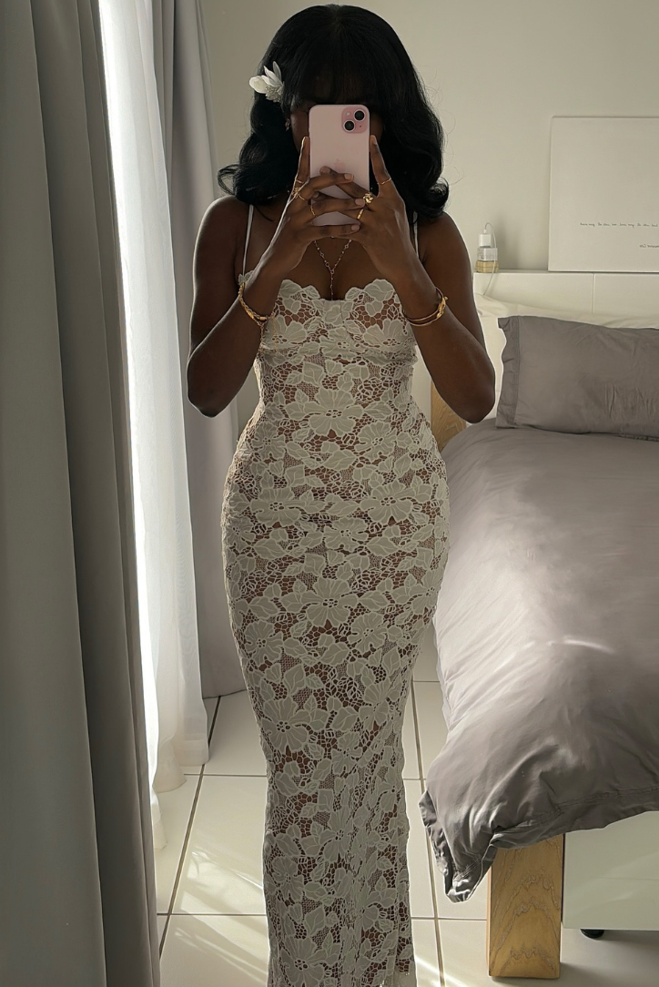 Vestido Maxi Renda Sadie