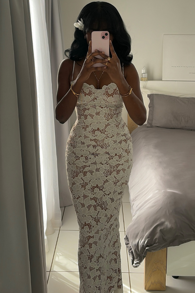 Vestido Maxi Renda Sadie