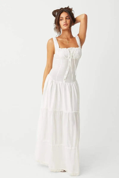 Vestido Maxi Selena Branco
