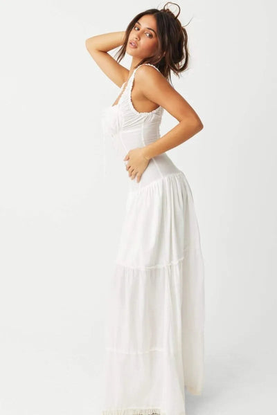 Vestido Maxi Selena Branco
