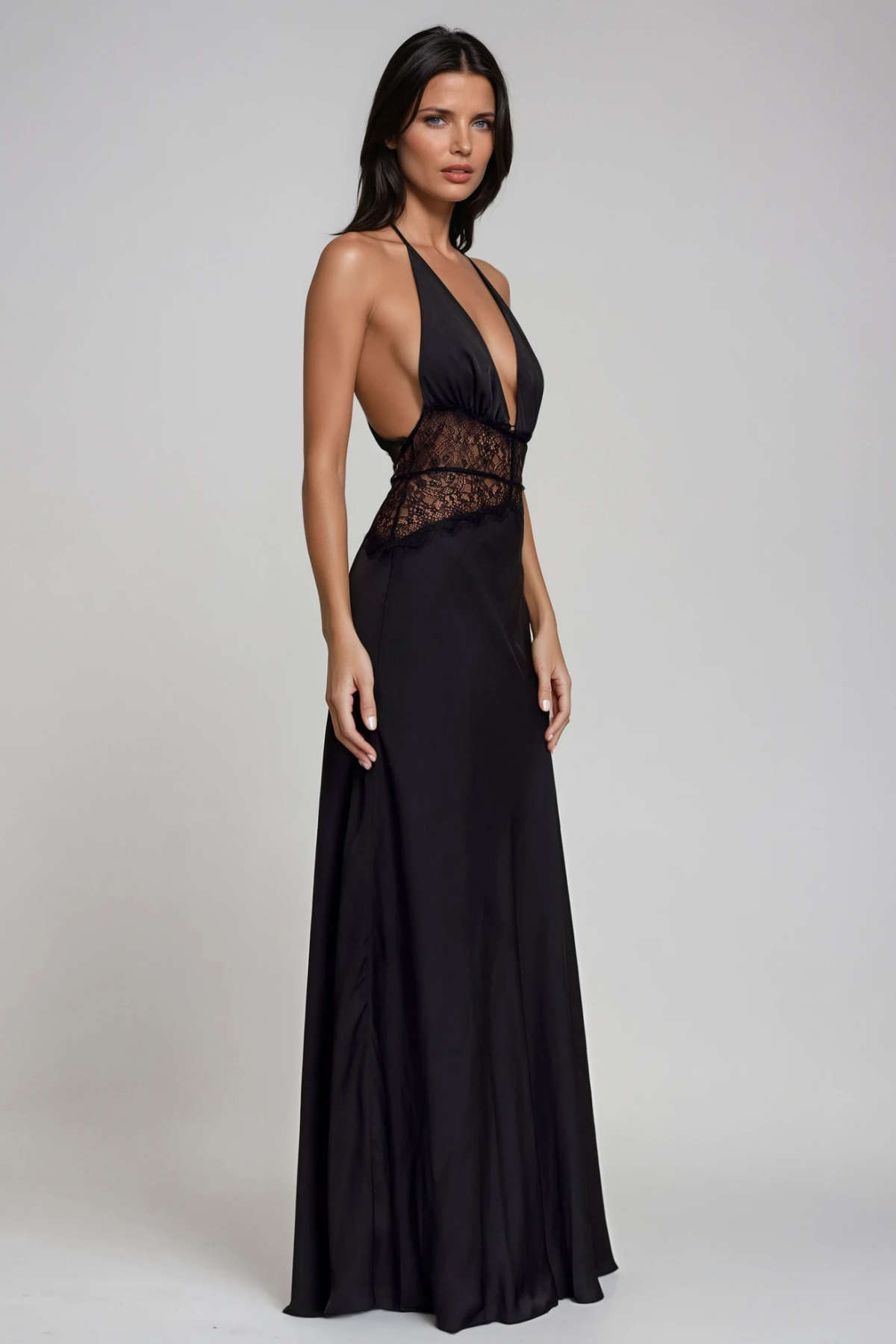 Vestido Maxi Noelle Plunge