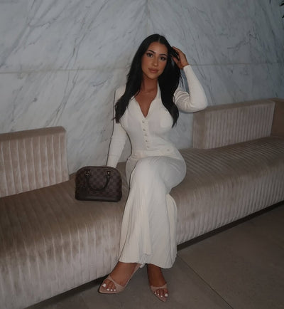 Vestido Maxi Olivia Tricô