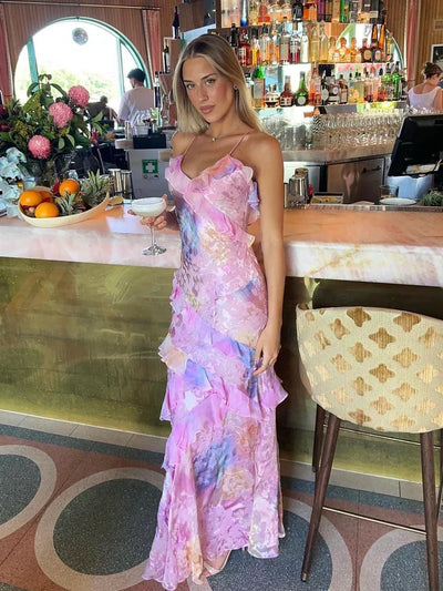 Vestido Maxi Cassidy Babados