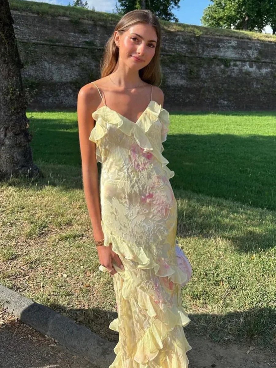 Vestido Maxi Cassidy Babados