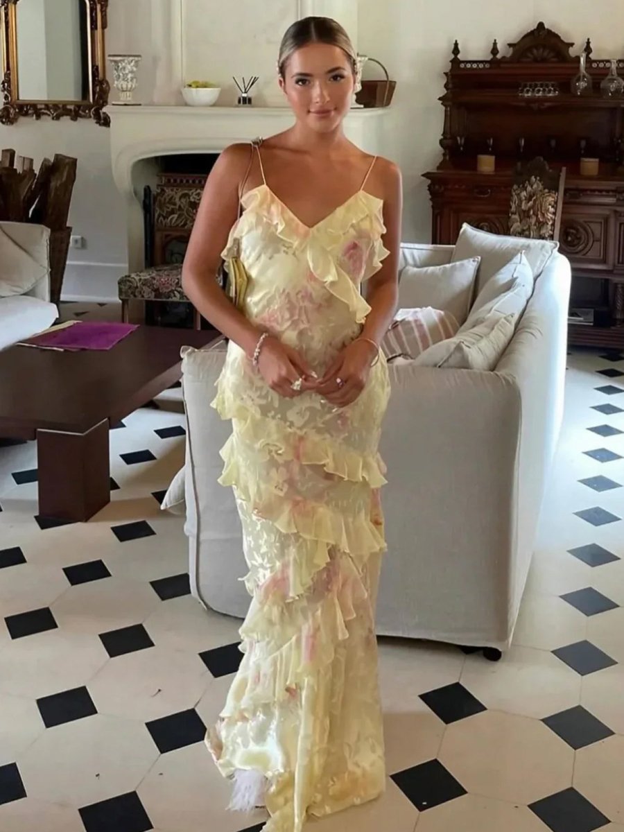 Vestido Maxi Cassidy Babados