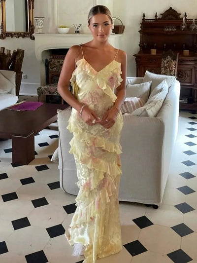 Vestido Maxi Cassidy Babados